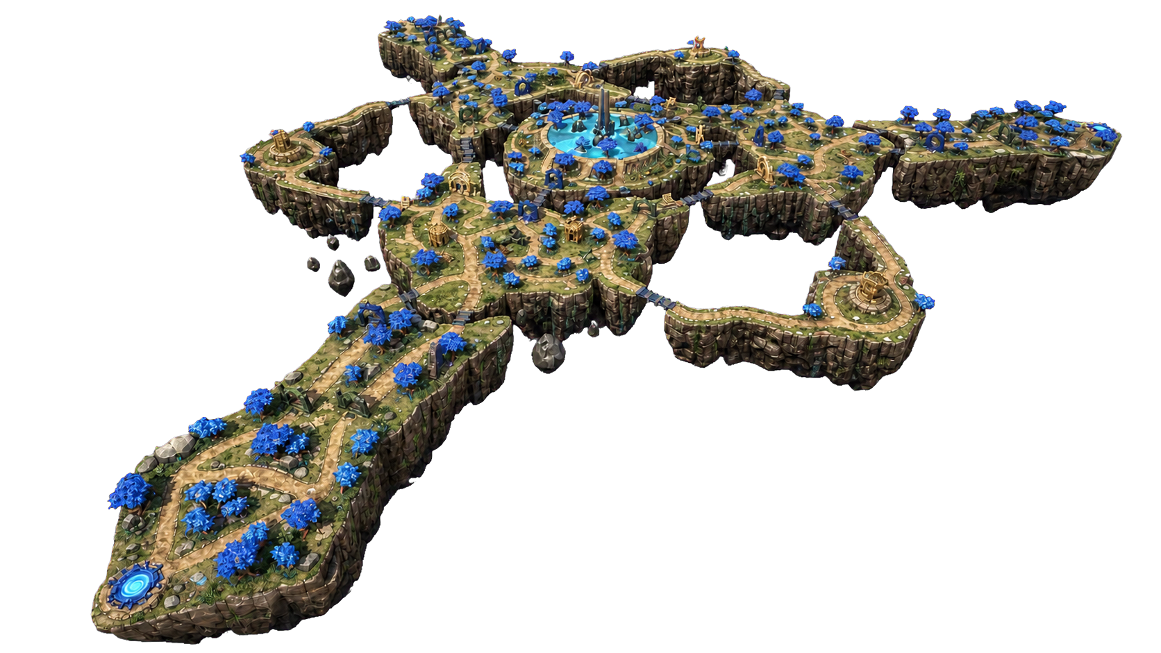 Detailed interactive map of the Farm Plasma battlefield
